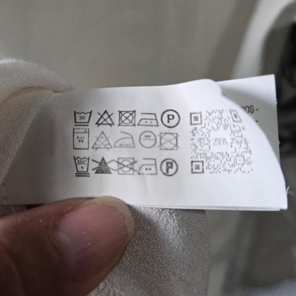 ZARA Women's Off White button up Blouse Peasant Embroidered Boho Chic Sz S - Picture 2 of 8